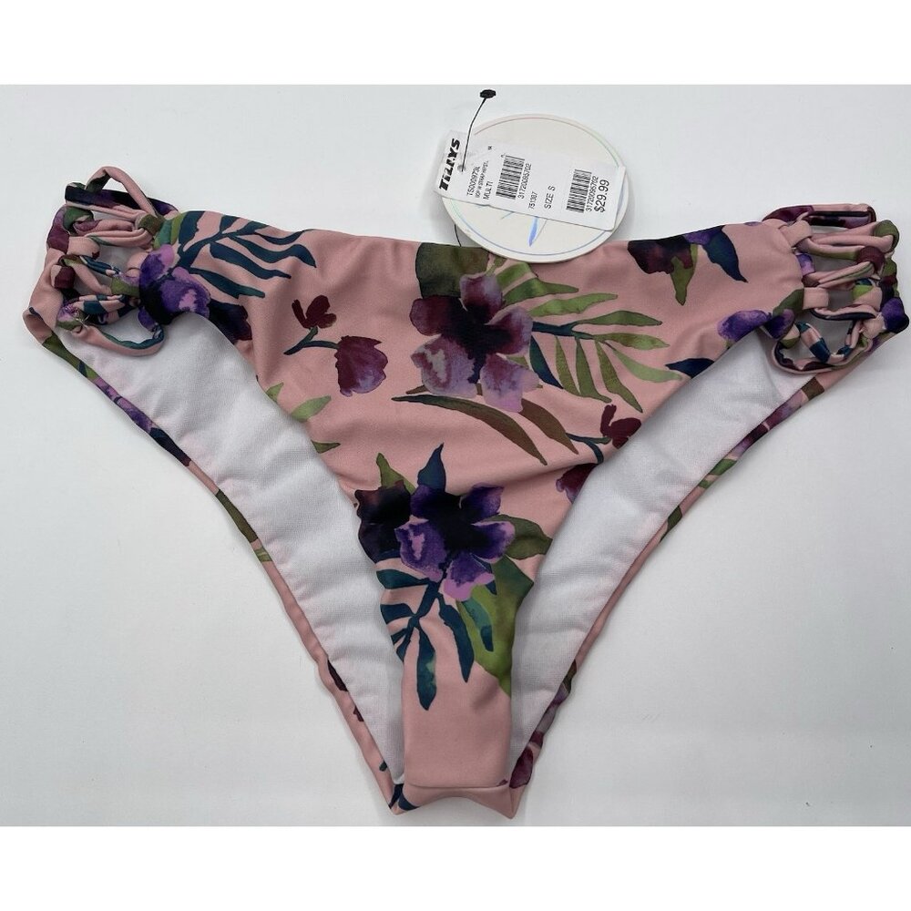 Byrds Of Paradise Bikini Bottom Womens Size‎ Small Floral Swim